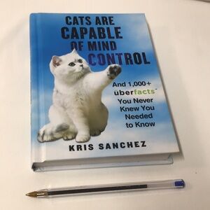 🔥SALE Facts book Cats Are Capable of Mind Control Fun Facts Book Kris Sanchez